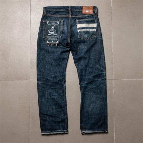 momotaro 10th anniversary jeans fade